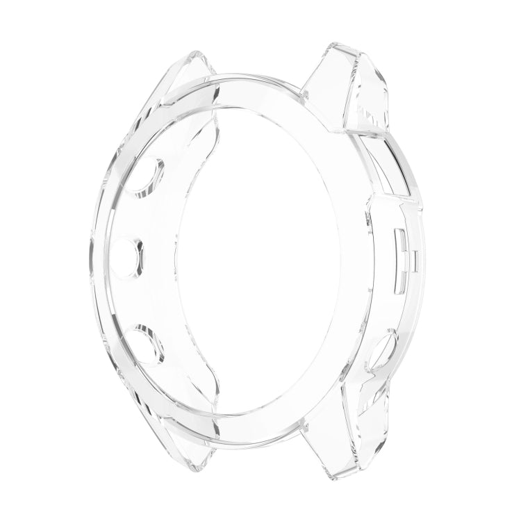 For Garmin Epix Gen2 Non-full Coverage Hollow TPU Watch Case(Transparent White) - Watch Cases by buy2fix | Online Shopping UK | buy2fix