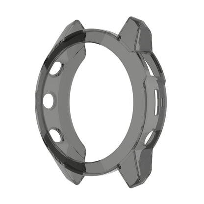 For Garmin Epix Gen2 Non-full Coverage Hollow TPU Watch Case(Transparent Black) - Watch Cases by buy2fix | Online Shopping UK | buy2fix