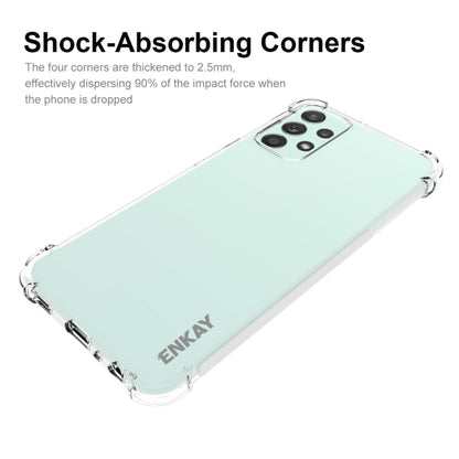 For Samsung Galaxy A23 ENKAY Clear TPU Shockproof Case by ENKAY