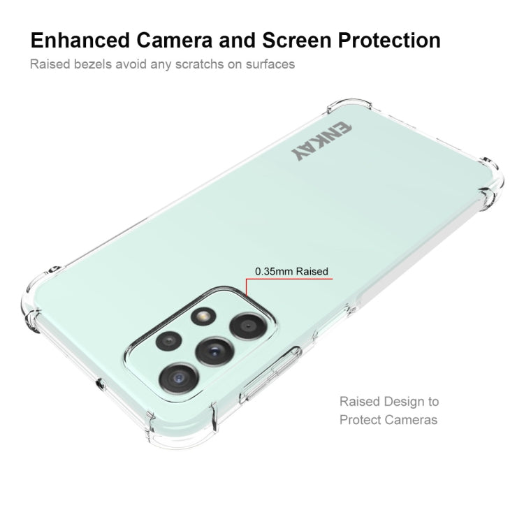 For Samsung Galaxy A23 ENKAY Clear TPU Shockproof Case by ENKAY
