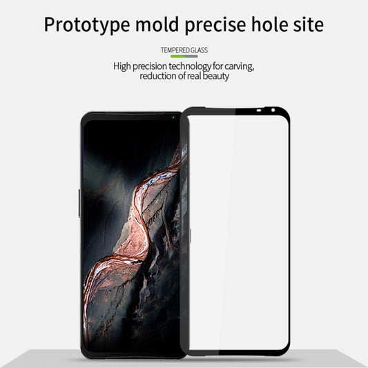 For Lenovo Legion Y90 PINWUYO 9H 2.5D Full Screen Tempered Glass Film(Black) - For Lenovo by PINWUYO | Online Shopping UK | buy2fix
