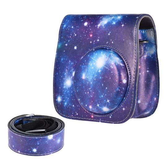 Universe Pattern Full Body Camera PU Leather Case Bag with Strap for FUJIFILM instax mini 9 / mini 8+ / mini 8 by buy2fix