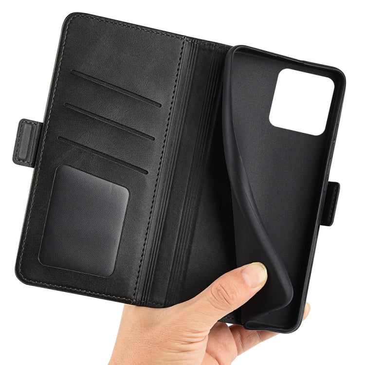 For Xiaomi Redmi 10A Dual-side Magnetic Buckle Leather Phone Case(Black) - Xiaomi Cases by buy2fix | Online Shopping UK | buy2fix