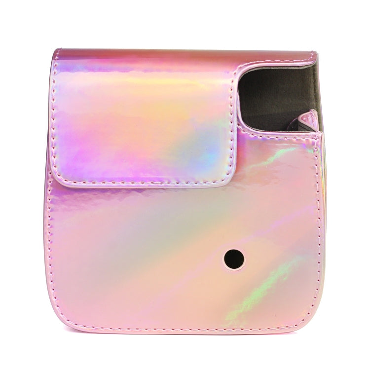 Aurora Oil Paint Full Body Camera PU Leather Case Bag with Strap for FUJIFILM instax mini 9 / mini 8+ / mini 8(Rose Gold) by buy2fix