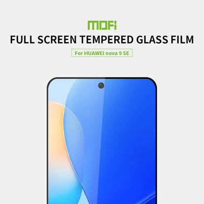 For Huawei Nova 9 SE MOFI 9H 2.5D Full Screen Tempered Glass Film(Black) - Huawei Cases by MOFI | Online Shopping UK | buy2fix