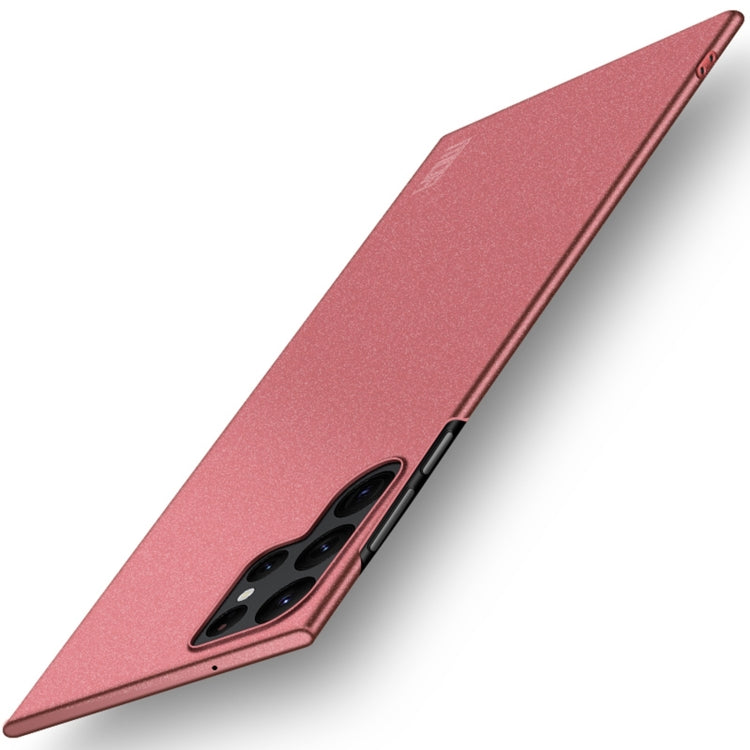 For Samsung Galaxy S22 Ultra 5G MOFI Fandun Series Frosted Ultra-thin PC Hard Phone Case(Red) - Galaxy S22 Ultra 5G Cases by MOFI | Online Shopping UK | buy2fix
