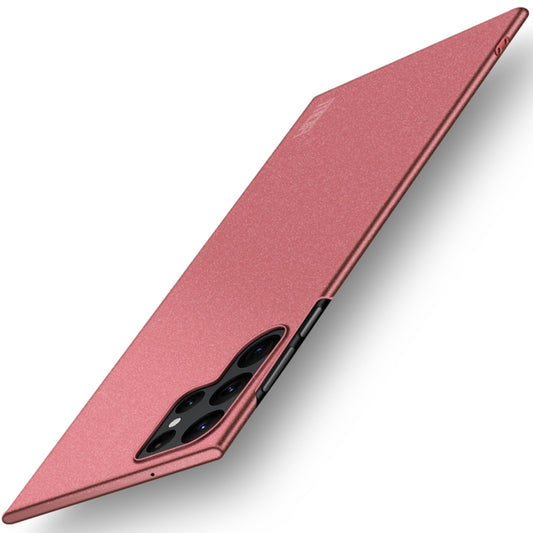 For Samsung Galaxy S22 Ultra 5G MOFI Fandun Series Frosted Ultra-thin PC Hard Phone Case(Red) - Galaxy S22 Ultra 5G Cases by MOFI | Online Shopping UK | buy2fix