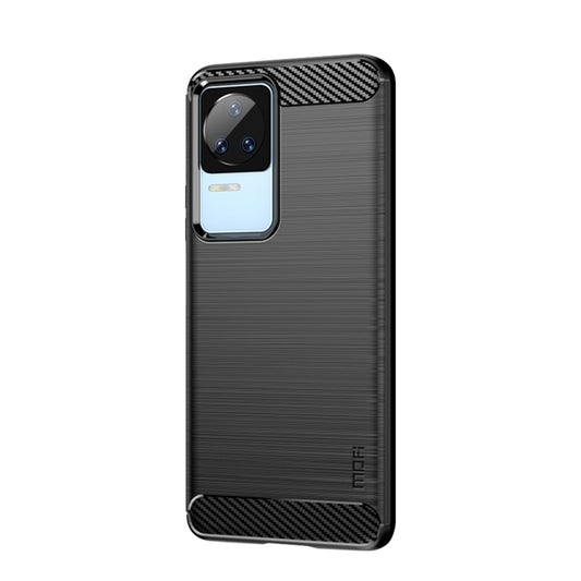 For Xiaomi Redmi K40S MOFI Gentleness Brushed Carbon Fiber Soft TPU Case(Black) - Xiaomi Cases by MOFI | Online Shopping UK | buy2fix