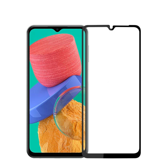 For Samsung Galaxy M33 5G PINWUYO 9H 2.5D Full Screen Tempered Glass Film(Black) - Galaxy Tempered Glass by PINWUYO | Online Shopping UK | buy2fix