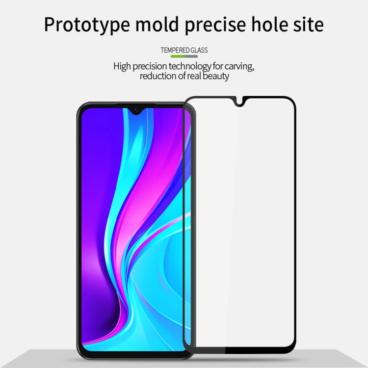 For Xiaomi Poco C40 MOFI 9H 2.5D Full Screen Tempered Glass Film(Black) -  by MOFI | Online Shopping UK | buy2fix