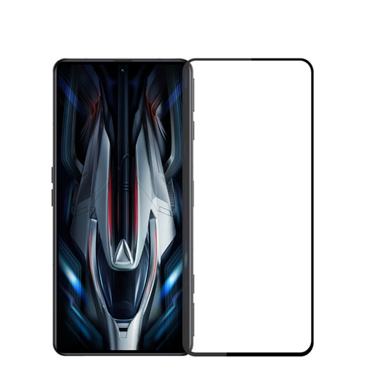 For Xiaomi Poco F4 GT MOFI 9H 2.5D Full Screen Tempered Glass Film(Black) -  by MOFI | Online Shopping UK | buy2fix