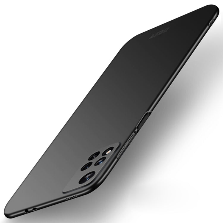 For Xiaomi Redmi Note 11 Pro 5G / Note 11 Pro+ 5G MOFI Frosted PC Ultra-thin Hard Phone Case(Black) by MOFI