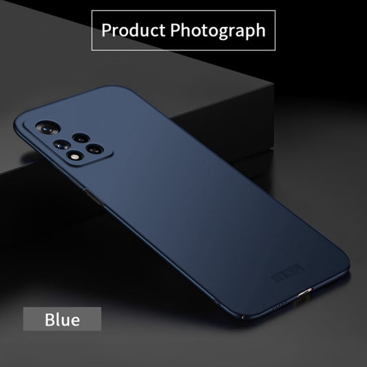 For Xiaomi Redmi Note 11 Pro 5G / Note 11 Pro+ 5G MOFI Frosted PC Ultra-thin Hard  Phone Case(Blue) - Xiaomi Cases by MOFI | Online Shopping UK | buy2fix