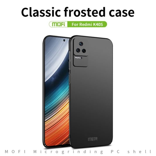 For Xiaomi Redmi K40S MOFI Frosted PC Ultra-thin Hard  Phone Case(Blue) - Xiaomi Cases by MOFI | Online Shopping UK | buy2fix