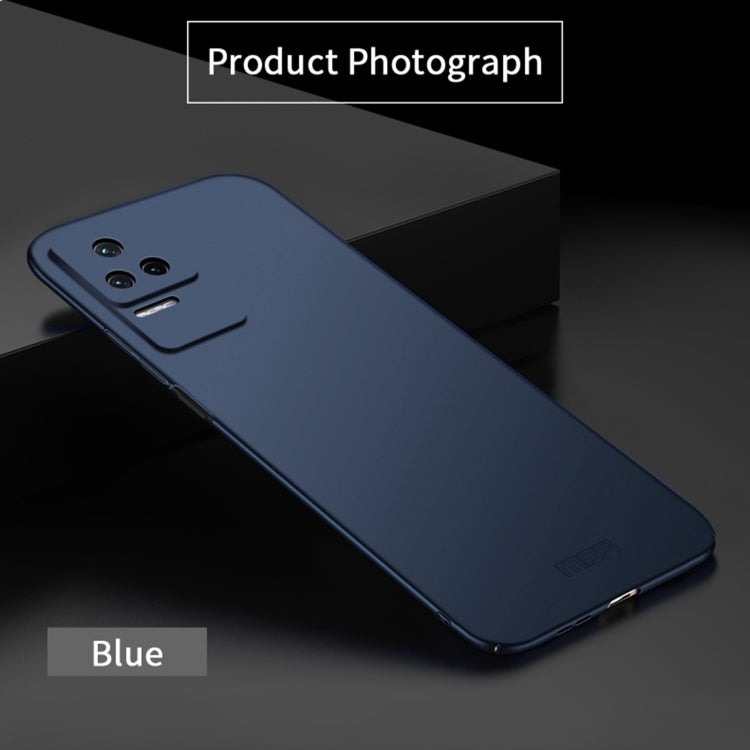 For Xiaomi Redmi K40S MOFI Frosted PC Ultra-thin Hard  Phone Case(Blue) - Xiaomi Cases by MOFI | Online Shopping UK | buy2fix