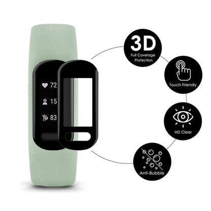1 PC For Garmin Smart 5 ENKAY 3D Full Coverage Soft PC Edge + PMMA HD Screen Watch Film - Screen Protector by ENKAY | Online Shopping UK | buy2fix