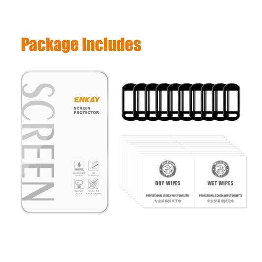 10 PCS For Garmin Smart 5 ENKAY 3D Full Coverage Soft PC Edge + PMMA HD Screen Watch Film - Screen Protector by ENKAY | Online Shopping UK | buy2fix