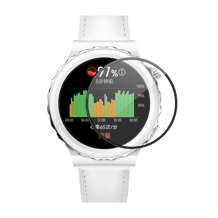 1 PC For Huawei Watch GT 3 Pro 43mm ENKAY 3D Full Coverage Soft PC Edge + PMMA HD Screen Watch Film - Screen Protector by ENKAY | Online Shopping UK | buy2fix