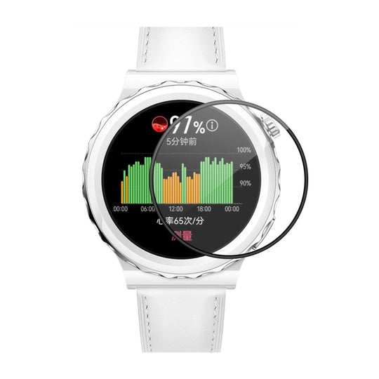 1 PC For Huawei Watch GT 3 Pro 43mm ENKAY 3D Full Coverage Soft PC Edge + PMMA HD Screen Watch Film