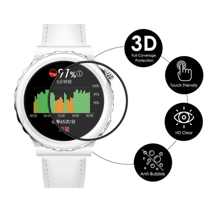 1 PC For Huawei Watch GT 3 Pro 43mm ENKAY 3D Full Coverage Soft PC Edge + PMMA HD Screen Watch Film - Screen Protector by ENKAY | Online Shopping UK | buy2fix