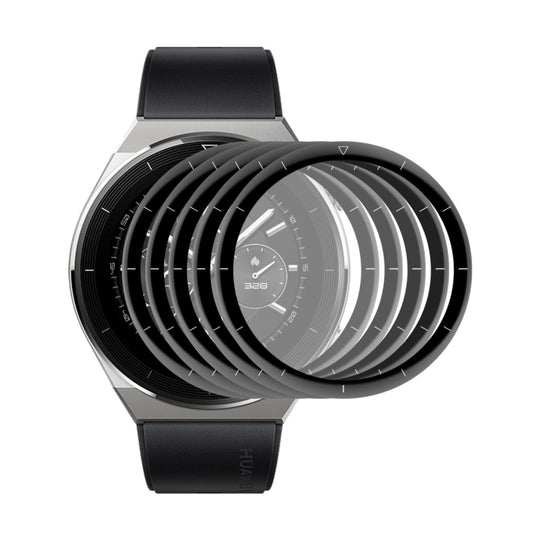 5 PCS For Huawei Watch GT 3 Pro 46mm ENKAY 3D Full Coverage Soft PC Edge + PMMA HD Screen Watch Film
