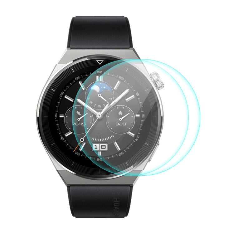 2 PCS For Huawei Watch GT 3 Pro 46mm ENKAY 0.2mm 9H Tempered Glass Screen Protector Watch Film - Screen Protector by ENKAY | Online Shopping UK | buy2fix
