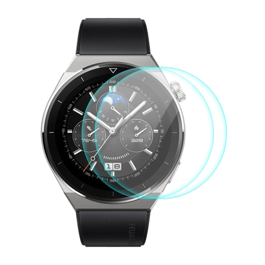 2 PCS For Huawei Watch GT 3 Pro 46mm ENKAY 0.2mm 9H Tempered Glass Screen Protector Watch Film - Screen Protector by ENKAY | Online Shopping UK | buy2fix