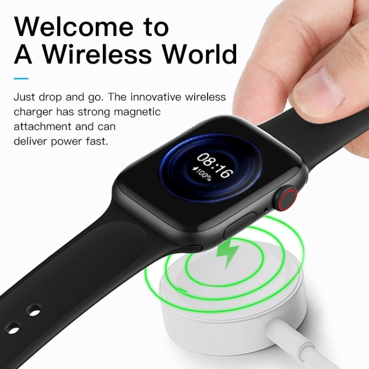 CT7 1.7 inch Color Screen Smart Watch,Support Heart Rate Monitoring/Blood Pressure Monitoring(White) by buy2fix