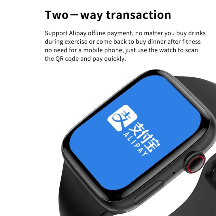 W7 1.8 inch Color Screen Smart Watch, Support Heart Rate Monitoring/Blood Pressure Monitoring(White) by buy2fix