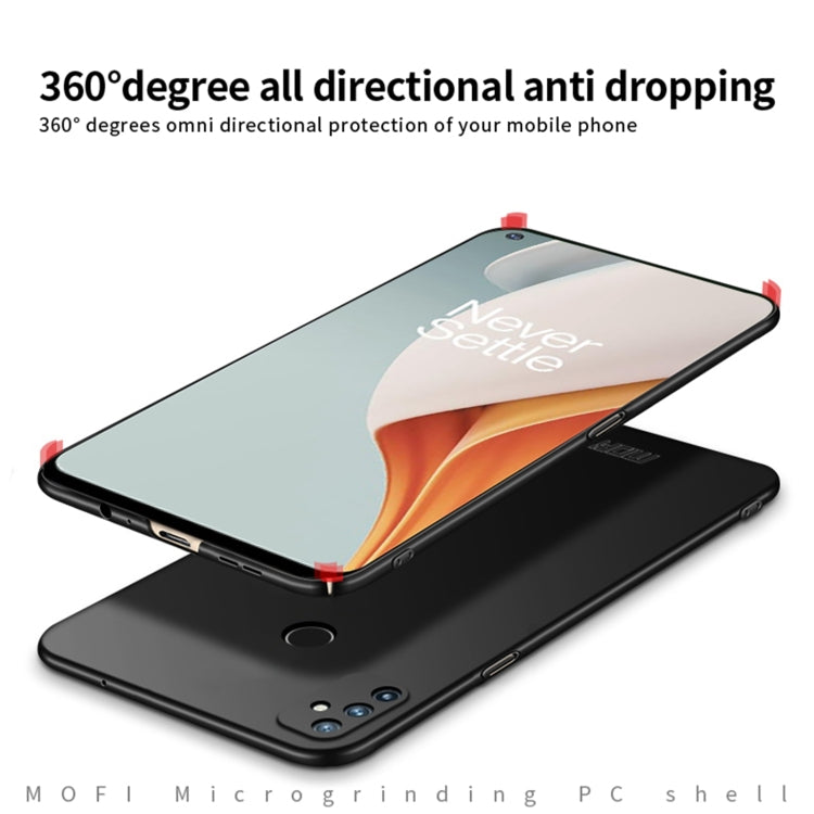 For OnePlus Nord N100 5G MOFI Frosted PC Ultra-thin Hard Case(Red) - OnePlus Cases by MOFI | Online Shopping UK | buy2fix