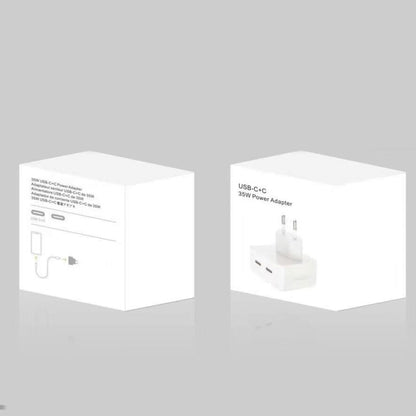 PD 35W Dual USB-C / Type-C Ports Charger for iPhone / iPad Series, EU Plug - USB Charger by buy2fix | Online Shopping UK | buy2fix