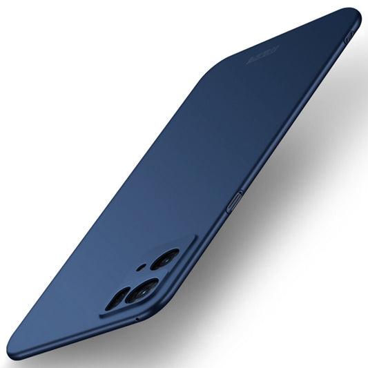 For OPPO Reno7 Pro MOFI Frosted PC Ultra-thin Hard Case(Blue) - OPPO Cases by MOFI | Online Shopping UK | buy2fix