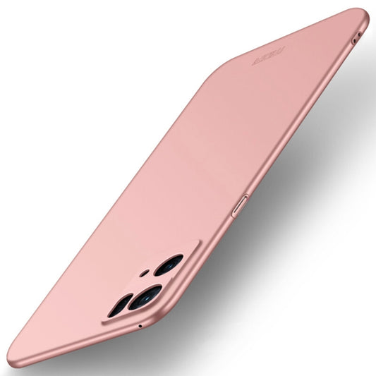 For OPPO Reno7 Pro MOFI Frosted PC Ultra-thin Hard Case(Rose Gold) - OPPO Cases by MOFI | Online Shopping UK | buy2fix