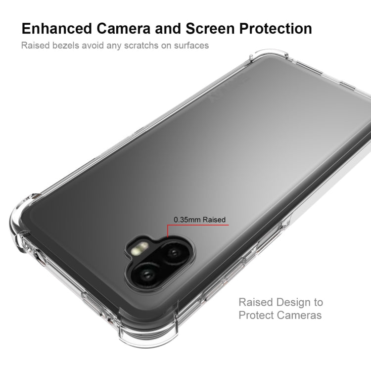 For Samsung Galaxy Xcover6 Pro ENKAY Clear TPU Shockproof Phone Case - Galaxy Phone Cases by ENKAY | Online Shopping UK | buy2fix