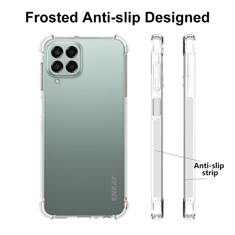 For Samsung Galaxy M33 5G ENKAY Clear TPU Shockproof Phone Case by ENKAY