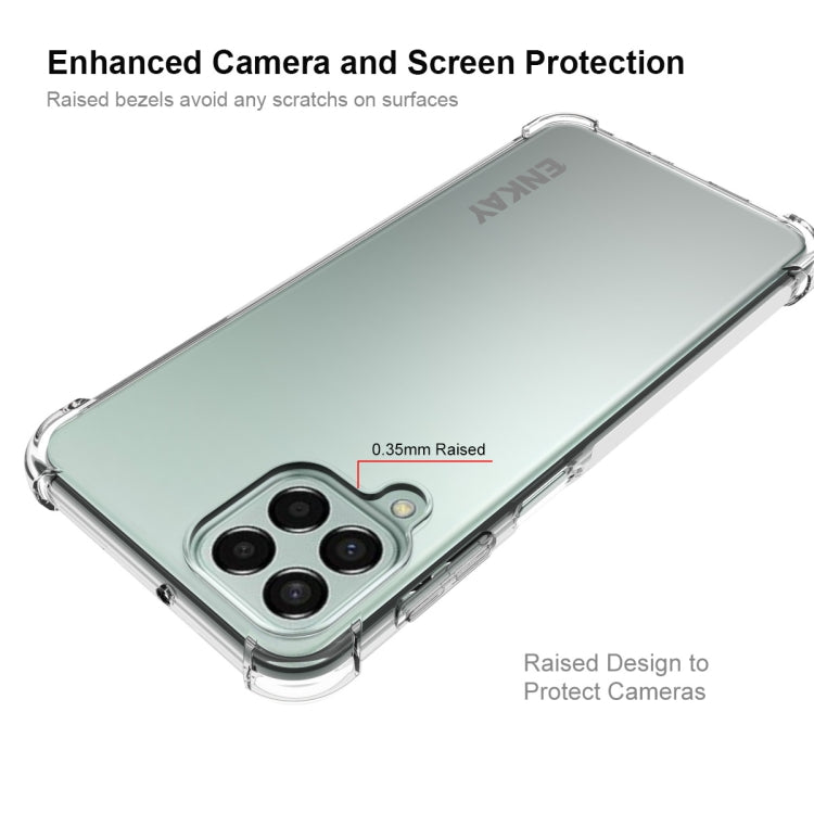 For Samsung Galaxy M33 5G ENKAY Clear TPU Shockproof Phone Case by ENKAY