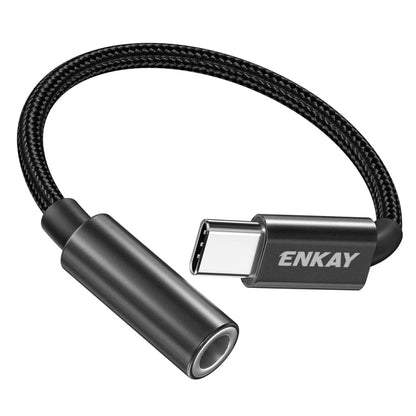 ENKAY USB-C / Type-C to 3.5mm Nylon Braided Aux Adapter Digital Decoding Audio Cable by ENKAY