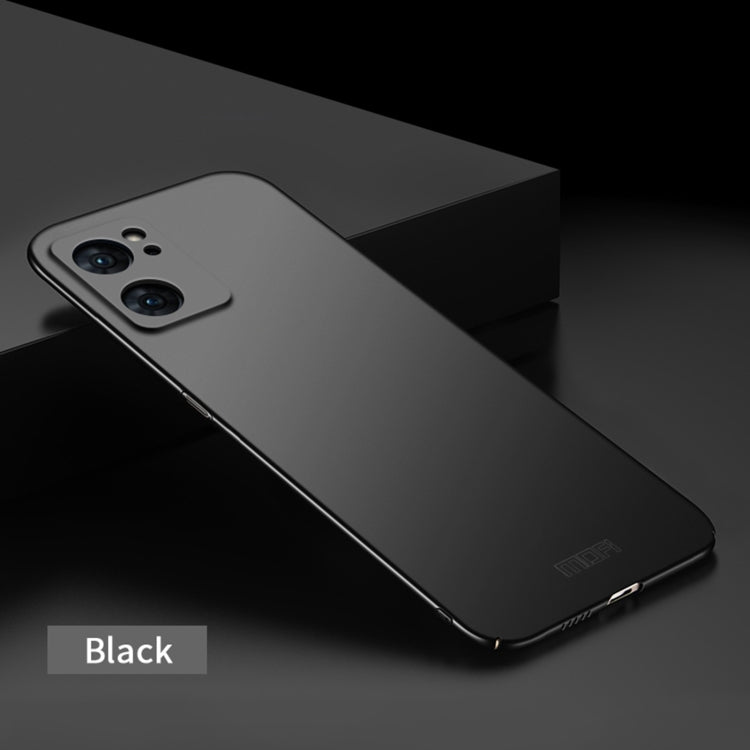For OPPO Reno7 4G / F21 Pro 4G MOFI Frosted PC Ultra-thin Hard Case(Black) - OPPO Cases by MOFI | Online Shopping UK | buy2fix