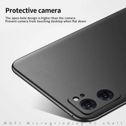 For OPPO Reno7 4G / F21 Pro 4G MOFI Frosted PC Ultra-thin Hard Case(Black) - OPPO Cases by MOFI | Online Shopping UK | buy2fix