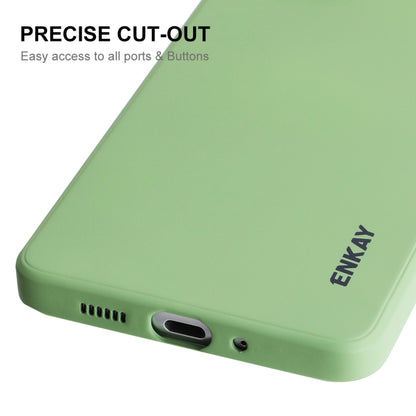 For Samsung Galaxy A73 5G ENKAY Liquid Silicone Soft Shockproof Phone Case(Beige) by ENKAY