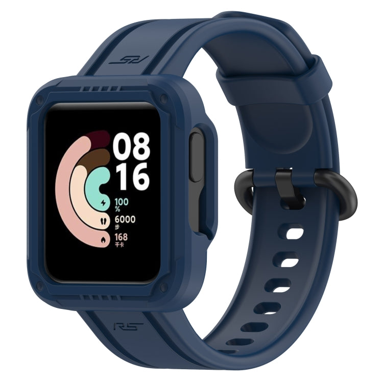 For Xiaomi Mi Watch 2 Lite Silicone Solid Color Watch Band(Dark Blue) - Watch Bands by buy2fix | Online Shopping UK | buy2fix