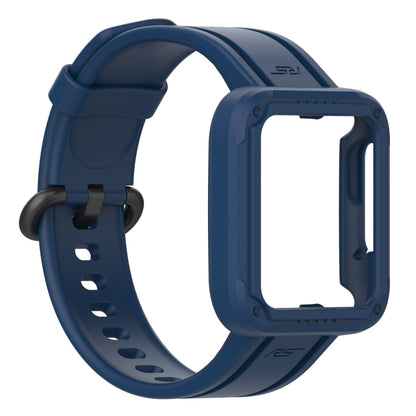 For Xiaomi Mi Watch 2 Lite Silicone Solid Color Watch Band(Dark Blue) - Watch Bands by buy2fix | Online Shopping UK | buy2fix