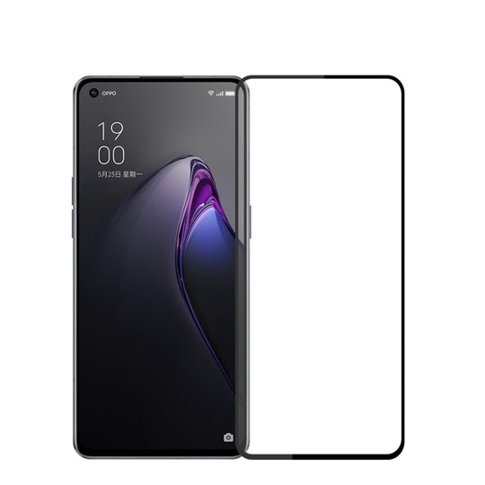 For OPPO Reno8 Pro PINWUYO 9H 2.5D Full Screen Tempered Glass Film(Black)