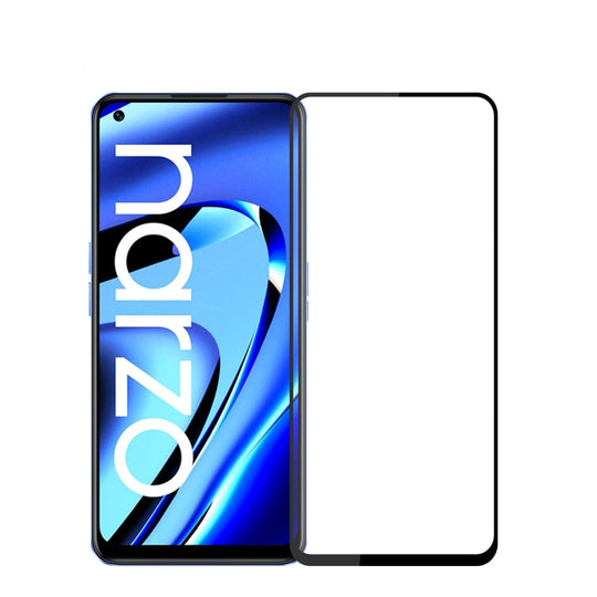For OPPO Realme Narzo 50 Pro PINWUYO 9H 2.5D Full Screen Tempered Glass Film(Black)