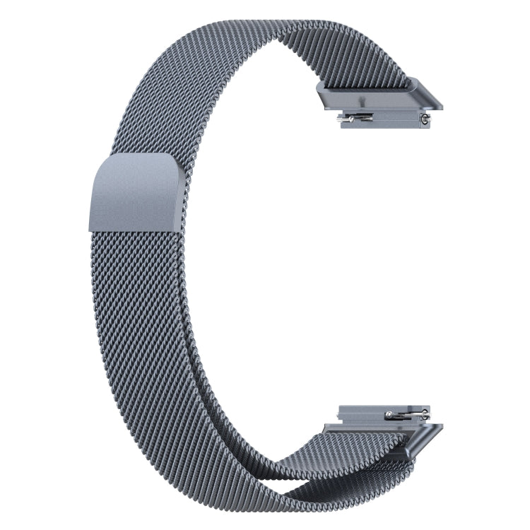 For Huawei Band 7 Milan Magnetic Watch Band(Gray) by buy2fix