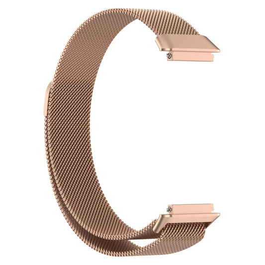 For Huawei Band 7 Milan Magnetic Watch Band(Rose Gold) by buy2fix