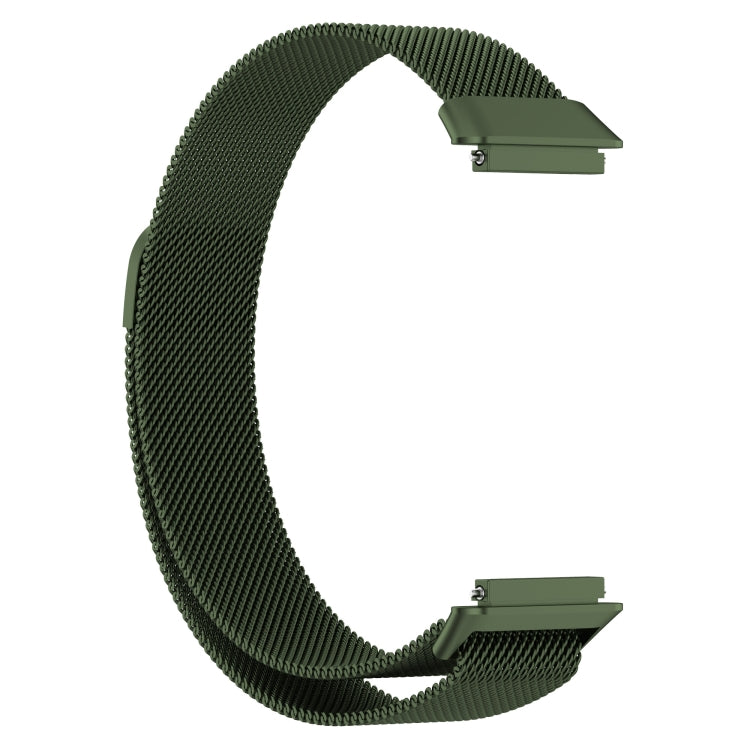 For Huawei Band 7 Milan Magnetic Watch Band(Green) - Watch Bands by buy2fix | Online Shopping UK | buy2fix