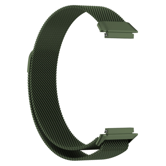 For Huawei Band 7 Milan Magnetic Watch Band(Green) - Watch Bands by buy2fix | Online Shopping UK | buy2fix