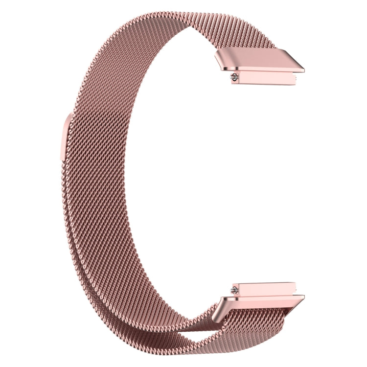 For Huawei Band 7 Milan Magnetic Watch Band(Rose Pink) by buy2fix