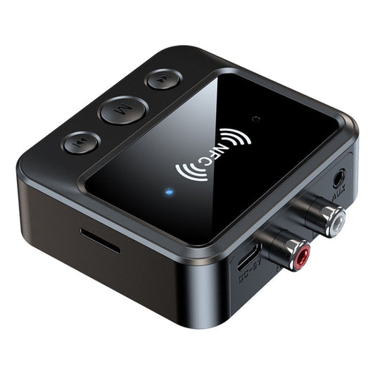 C51 Car Bluetooth 5.1 Audio Receiver Support NFC / Calls / TF Card / MP3 Playback - Audio Receiver Transmitter by buy2fix | Online Shopping UK | buy2fix